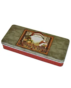 Cutie metalica pentru cadouri 24x10 cm Design Craciun