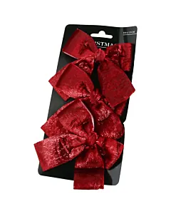 Set 3 fundita 13x10 cm Rosu