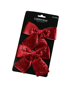 Set 2 fundita 15x13 cm Rosu