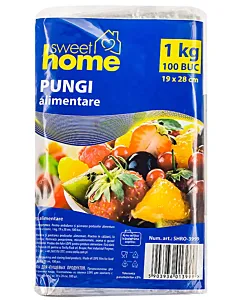 Sweet Home Pungi alimentare 1 kg 100 buc