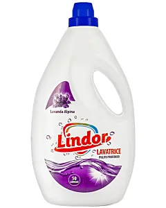 Lindor Detergent Lichid 3 L 50 spalari Lavanda Alpina