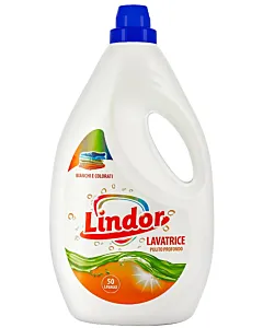 Lindor Detergent Lichid 3 L 50 spalari Bianchi e colorati