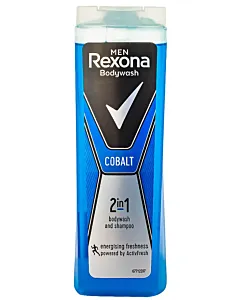 Rexona Gel de dus barbati 400 ml 2in1 Cobalt