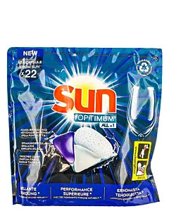 Sun Tablete pentru masina de spalat vase 22 buc Optimum All in 1