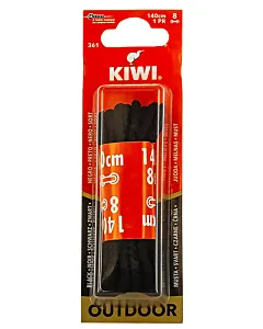 Kiwi Sireturi de pantofi 140 cm Negru