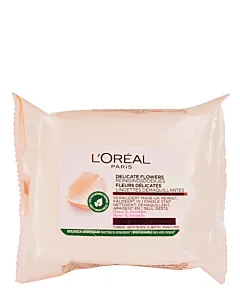 Loreal servetele demachiante 25 buc Delicate Flowers Rose&Jasmin
