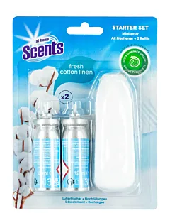 At Home Aparat odorizant+2rezerva 2x12 ml Fresh Cotton Line