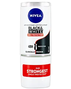 Nivea Roll-on 50 ml femei Black&White Max Protection