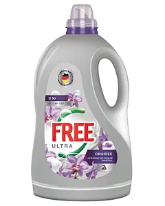 Ultra Free Detergent Lichid 2 L 50 spalari Orhidee