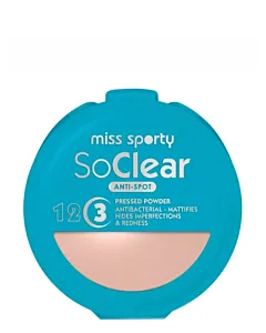 Miss Sporty Pudra pentru fata SoClear 9.4 g 001 Transparent