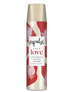 Impulse Spray Deodorant 75 ml True Love Rose&Coconut