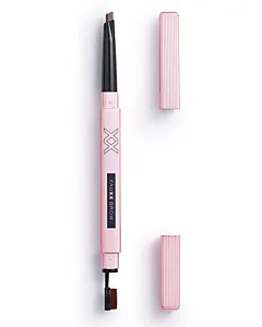 Revolution Creion pentru sprancene cu pensula 0.28 g Fauxx Brow Medium Brown