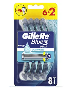 Gillette Aparat de ras Blue 3 Plus 8 buc Comfort