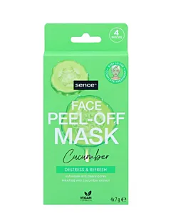 Sence Beauty Masca de fata 4x7 g Peel-Off Cucumber Destress&Refresh