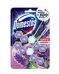 Domestos Odorizant wc cu bile 2x55 g Power 5 Lavender