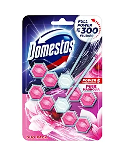 Domestos Odorizant wc cu bile 2x55 g Power 5 Pink Magnolia