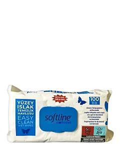 Softline Servetele umede multisuprafete 100 buc Albastru