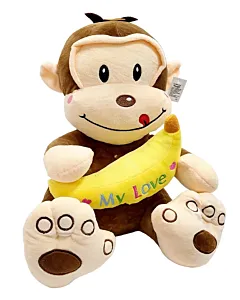 Jucarie de plus Monkey My Best Friend 37 cm