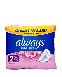 Always Absorbante 12 buc Sensitive Long S2