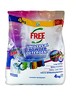 Free Detergent automat 4 kg 40 spalari Universal Spring Flowers