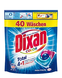 Dixan Detergent Capsule 40 buc 4in1 Flecken Champion Color Extra Frische