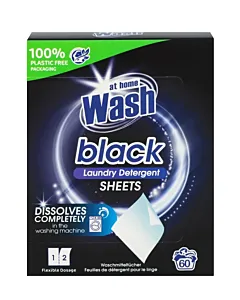 At Home Detergent de rufe benzi-foi 30 buc 60 spalari Black
