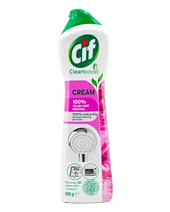Cif Crema abraziva 660 g Cleanboost Pink