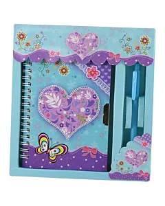 Agenda cu pix si lacat, in cutie decorativa Sweet Day 18x19 cm (diferite modele)