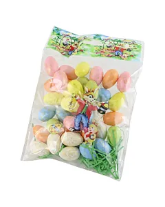 Set 36 oua colorate pentru Pasti 3 cm, polifoam