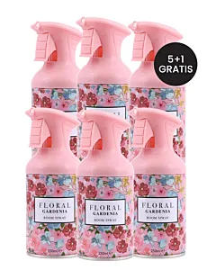 PROMO 5+1 GRATIS Floral Spray odorizant camera 250 ml Gardenia