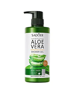 Sadoer Gel de dus cu pompa 500 ml Aloe Vera Moisturizing Smooth