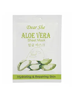 Dear She Masca de fata 25 ml Aloe Vera hydrating&Repairing Skin