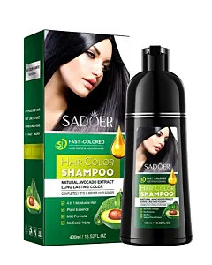 Sadoer Sampon pentru colorarea parului 400 ml Natural Black