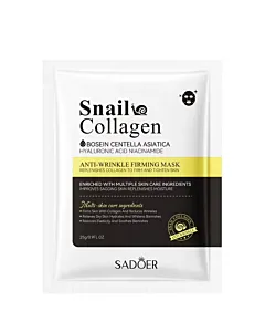 Sadoer Masca de fata antirid 25 ml Snail Collagen 