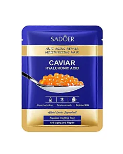 Sadoer Masca de fata cu acid hialuronic si caviar 25 g Anti-Aging 