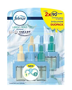 Febreze Rezerva Odorizant Priza 3 volution 2X20 ml Fresh Linen