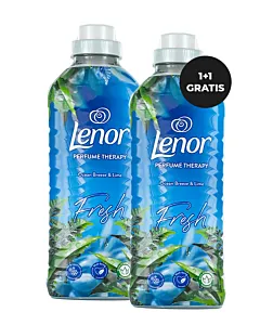 PROMO Lenor Balsam de rufe 925 ml 37 spalari Ocean Breeze&Lime 1+1 GRATIS