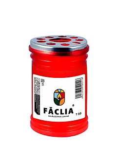 Faclia Candela plastic cu capac Antivant T30, 35 h timp de ardere