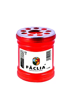 Faclia Candela plastic cu capac Antivant T20, 25 h timp de ardere