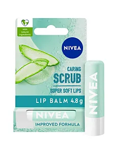 Nivea Balsam de buze 4.8 g Caring Scrub Aloe Vera+Vitamin E