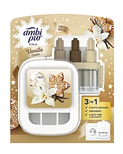 Ambi Pur Aparat odorizant camera priza+Rezerva 3Volution20 ml Vanilla Cookie