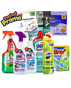 Pachet pentru curatenie 9 produse Smac