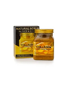 Wokali Scrub cu colagen pentru fata si corp 500 ml Collagen