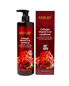 Raburi Balsam de par cu colagen si vitamina C + E 900 ml 