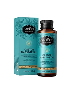 Sadoer Ulei de masaj cu textura fina si prietenoasa cu pielea 100 ml Castor 