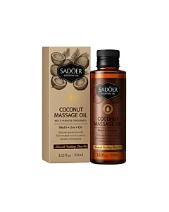 Sadoer Ulei de masaj cu textura fina si prietenoasa cu pielea 100 ml Coconut