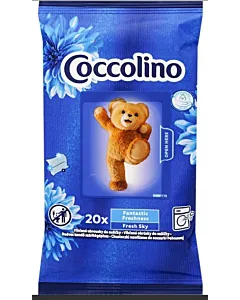 Coccolino Servetele umede pentru uscator de rufe 20 buc Fresh Sky