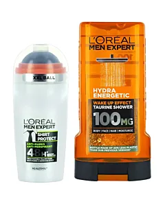 Pachet Promo Loreal Men Expert Gel de dus+Roll-On 300+50 ml