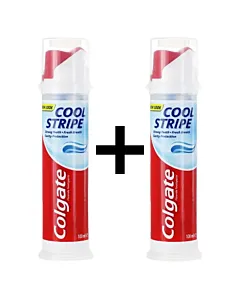 PROMO Colgate Pasta de dinti cu pompa 100 ml Cool Stripe 1+1 GRATIS