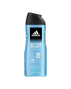 Gel de duș Adidas After Sport 3 în 1 – flacon 400 ml